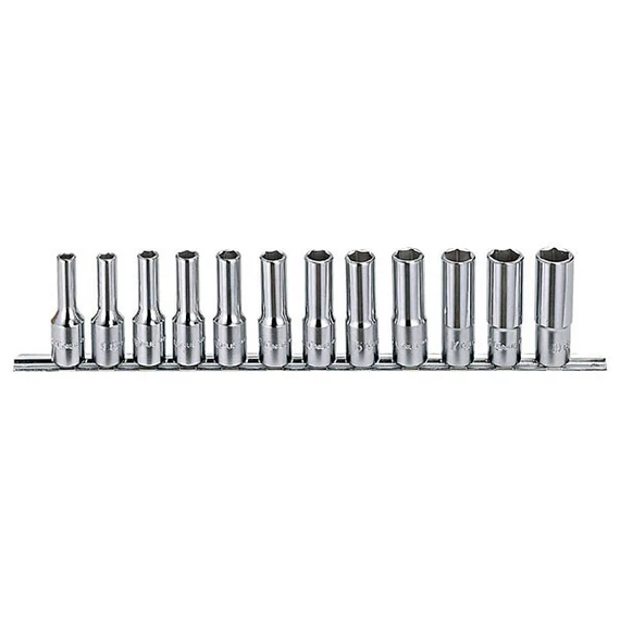 Genius dugókulcs készlet 1/2" 6 lapú hosszú
