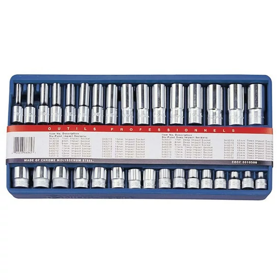 Genius dugókulcs készlet 32 db 3/8"