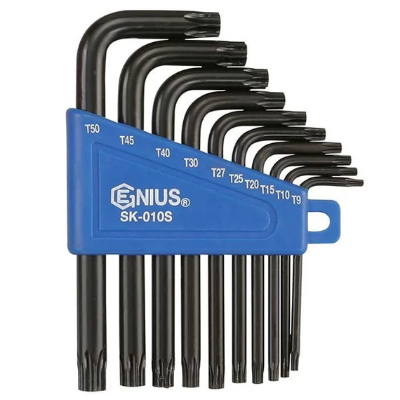 Genius torx kulcs készlet 10 db T9-T50