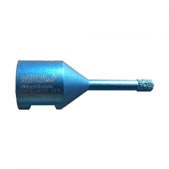 Dedra gyémánt koronafúró M14 / 6 mm Vacuum brazed
