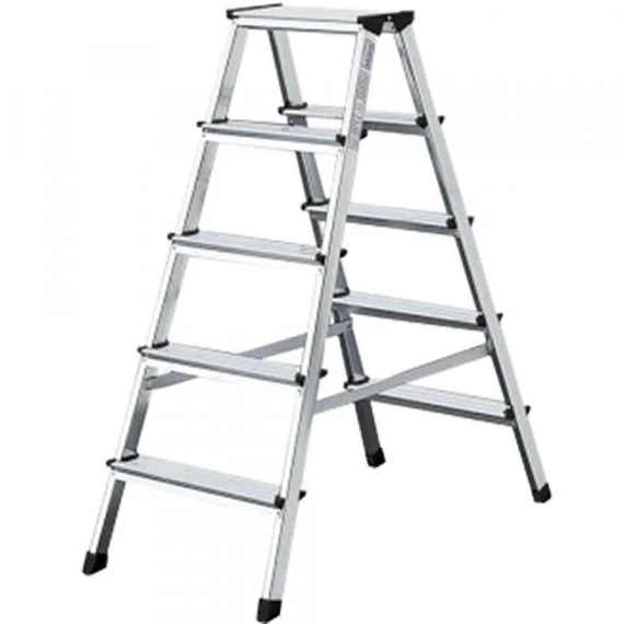 Összehajtható alumínium szobalétra 129 cm 2x6 fokos