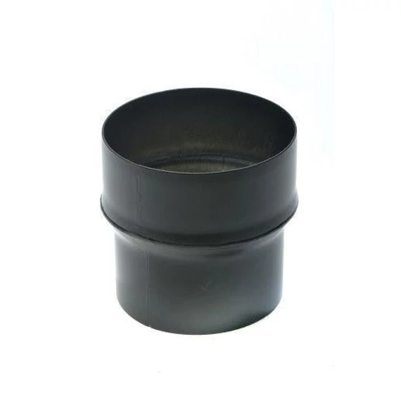 Füstcső bővítő, matt fekete o120/130 mm / 1.7 mm