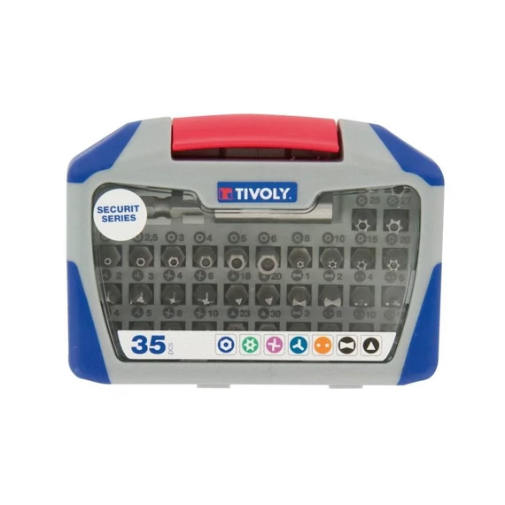 Tivoly lyukas torx, lyukas imbusz, triwing, spinner, clutch, háromszög bit készl