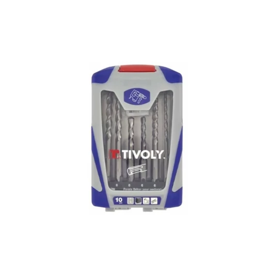 Tivoly T10 10 részes SDS+ betonfúró készlet
