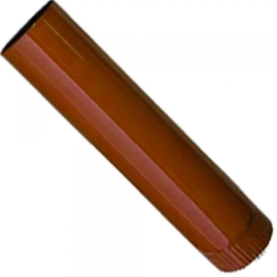 Füstcső, zománcozott barna o120 x 500 mm / 1.2 mm