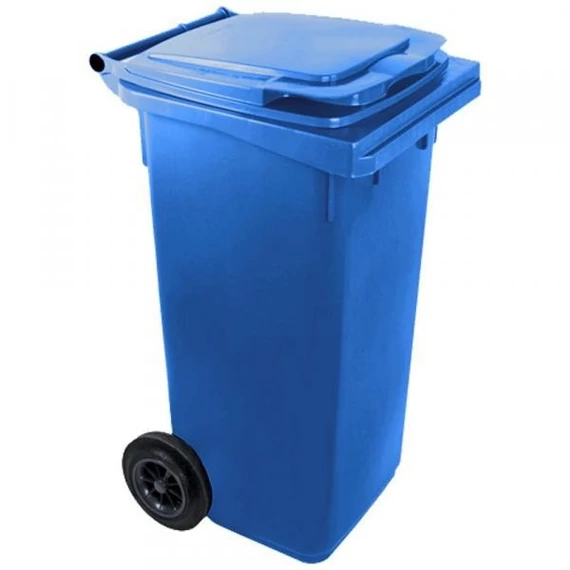 Háztartási kuka 120 L kék kerekes