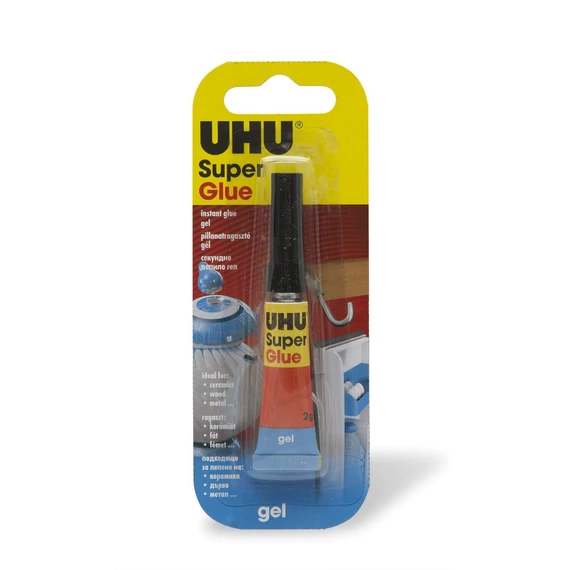 UHU Super Glue pillanatragasztó 2g gél