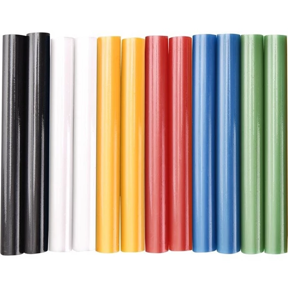Extol ragasztóstift 100x11 mm 12 db többszínű