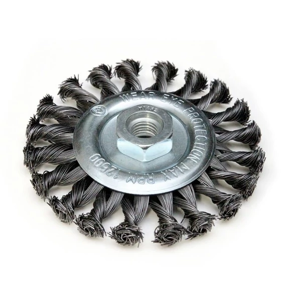 Dedra acél korong drótkefe M14 115 mm sodort