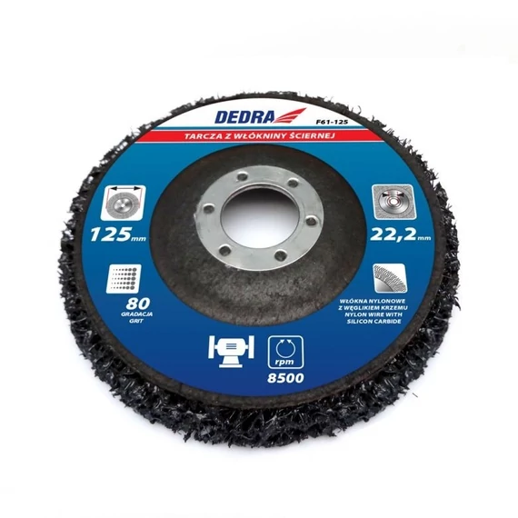 Dedra szövet csiszolókorong 125 mm