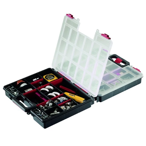 Profi dupla rendszerező táska 380x330x120 mm