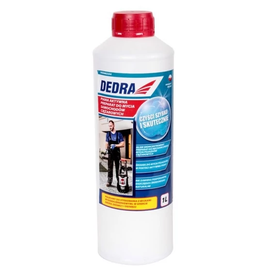 Dedra tehergépkocsi mosó aktív hab 1 l