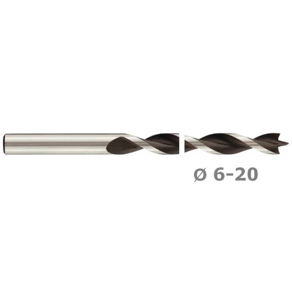 Tivoly Technic fafúró hosszú O4 mm L250/200