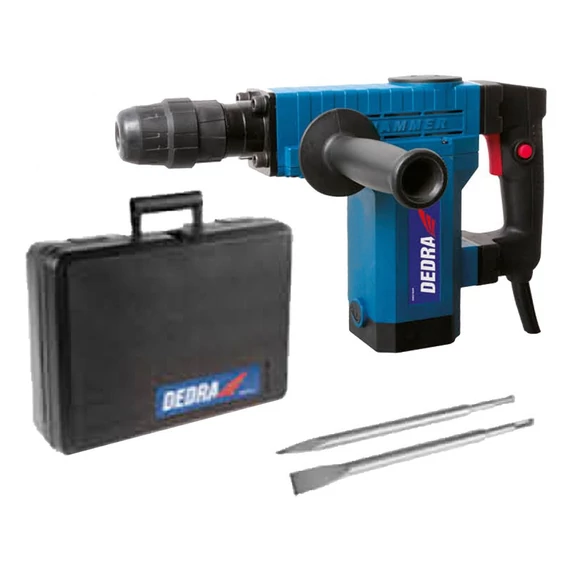 Dedra vésőkalapács kofferben 1150 W 15 J SDS-MAX befogással