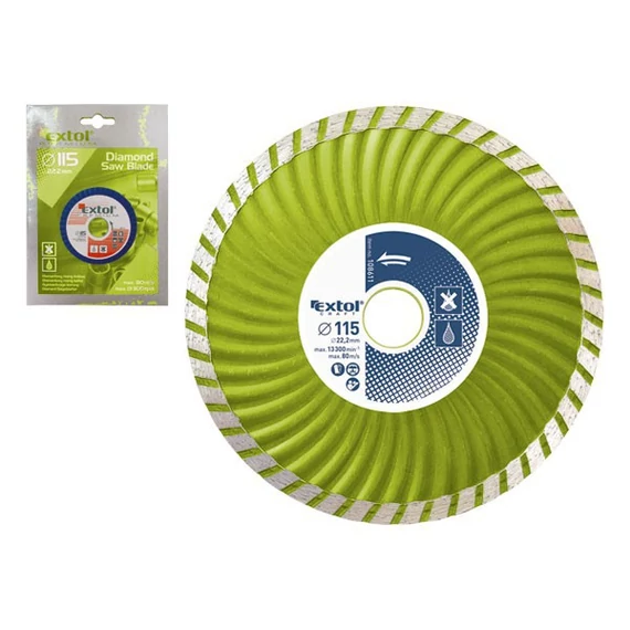 Gyémántvágó korong 125x2.4x22.2 mm turbó