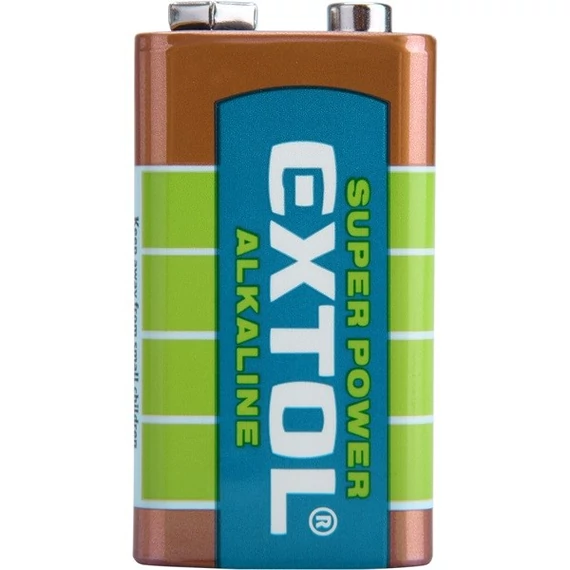 Extol 6LR61 elem 9 V 1 db alkáli, tartós