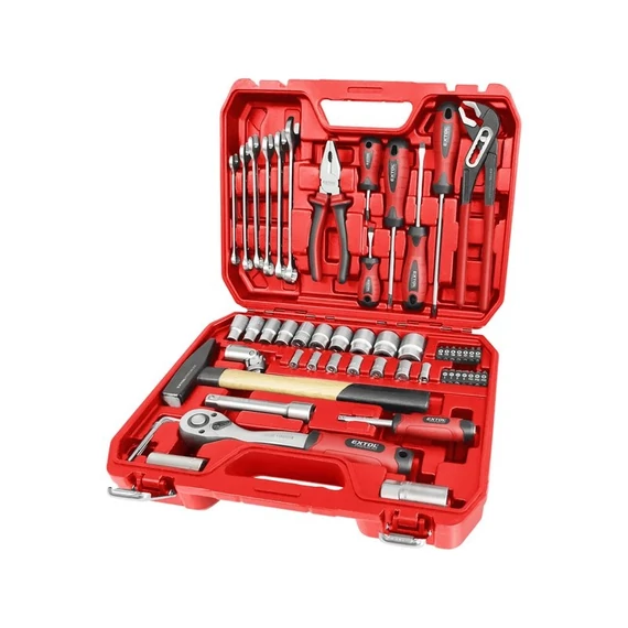 Extol vegyes szerszámkészlet 1/2" 55 db-os