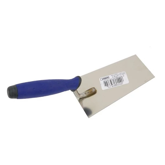 Kőműves kanál 140 mm gumi nyéllel