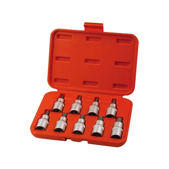Extol torx készlet 9 db-os T20-T60 1/2"