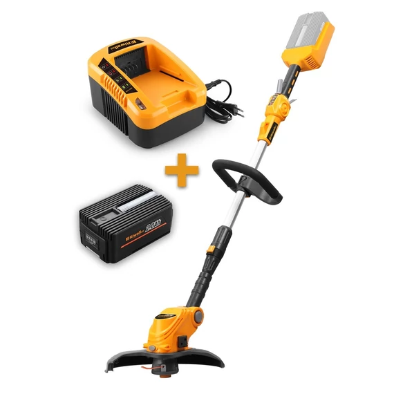 Riwall RALT 3040 set akkumulátoros fűszegélynyíró 40V / 2.0 Ah akkuval + töltőve