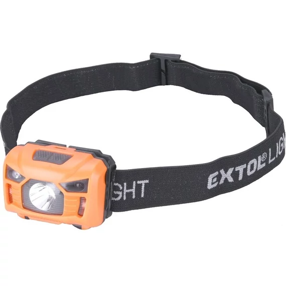 Extol LED-es fejlámpa 3 W 100 lm akkumulátoros