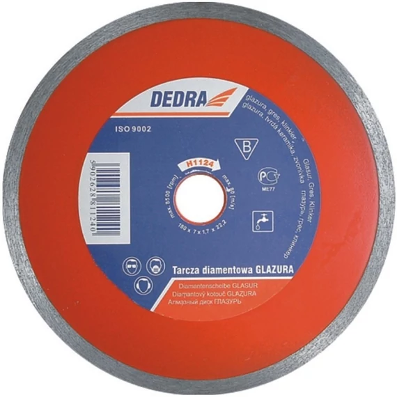 Dedra gyémántvágó korong 115x22,2 mm csempéhez, kerámiához
