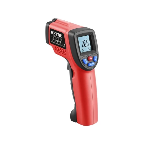 Extol digitális hőmérő -50°C~ +550°C LCD kijelzővel