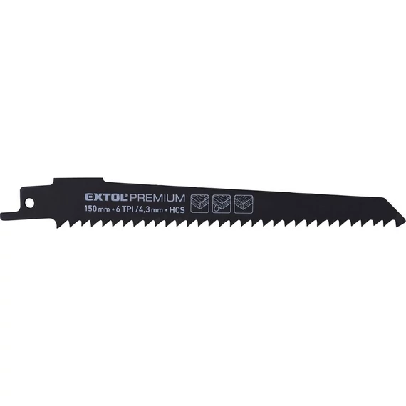Extol orrfűrészlap 150 x19 x 1,2 mm 6T 3 db Bosch befogás
