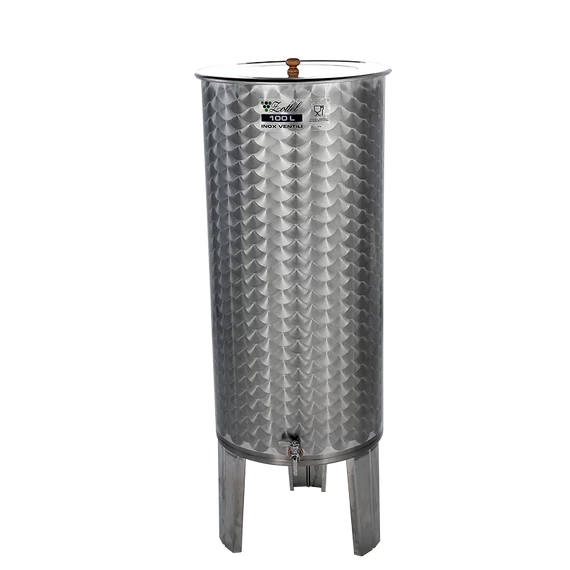 Bortartály rozsdamentes 30 l csappal