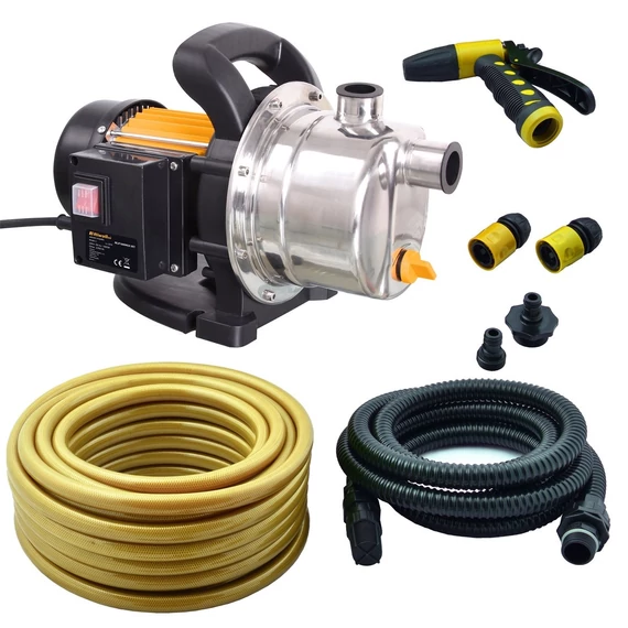 Riwall REJP 1000 kerti szivattyú 1000 W + szett