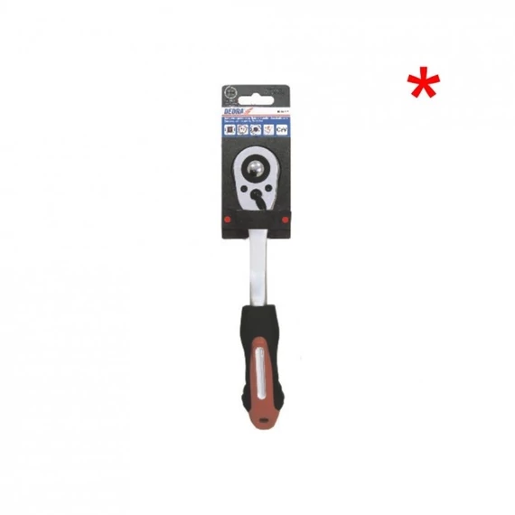 Dedra racsnis hajtókar 72 fog 1/2" PVC tartóval