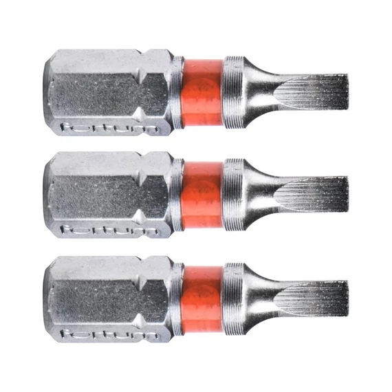Fortum bit behajtó lapos 3 x 25 mm 1/4" 3 db