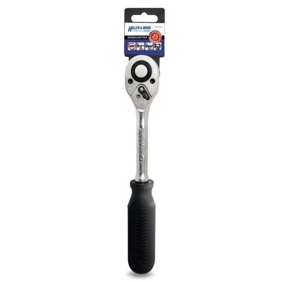 Hillen & Mohr racsnis hajtókar 45 fog 255 mm 1/2" PVC tartóval