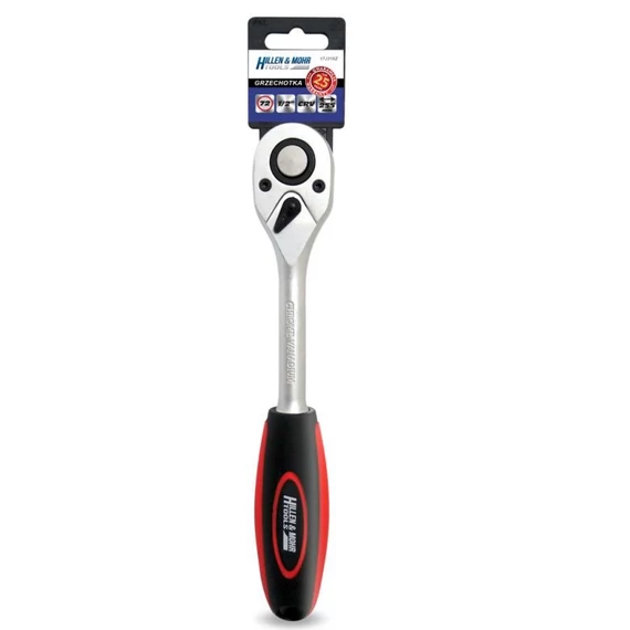 Hillen & Mohr racsnis hajtókar 72 fog 255 mm 1/2" PVC tartóval