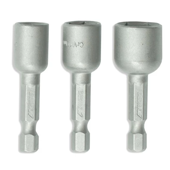 Dedra bit behajtó készlet hatlapfejű csavarhoz 3 db 1/4" mágneses