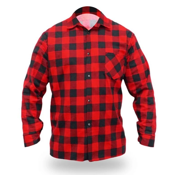 Dedra flanel ing piros, méret XXL 100% pamut