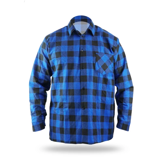 Dedra flanel ing kék, méret XXL 100% pamut