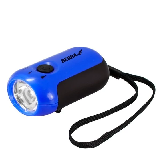 Dedra dinamós zseblámpa 0.5 W SMD LED