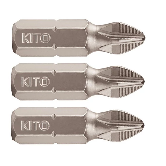 Fortum bit behajtó philips PH2 x 25 mm 1/4" ACR 3 db