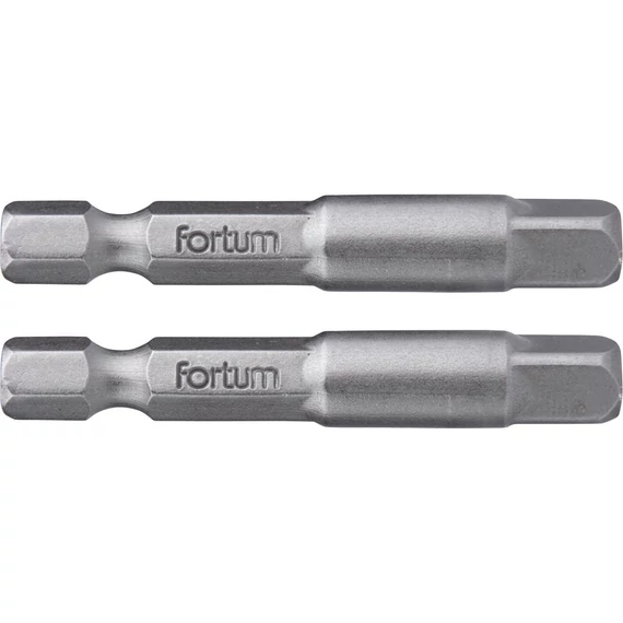 Fortum adapter 1/4" dugókulcshoz 1/4" bit befogással 50 mm S2 acél 2 db