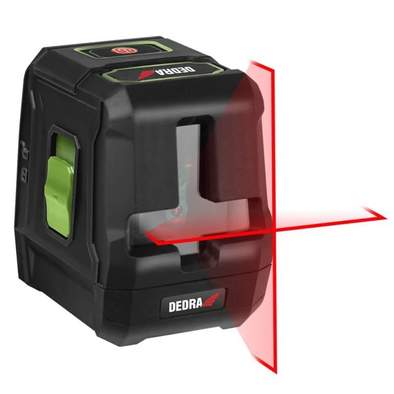 Dedra lézeres szintező 20 m 3 mm / 10 m piros lézerfénnyel