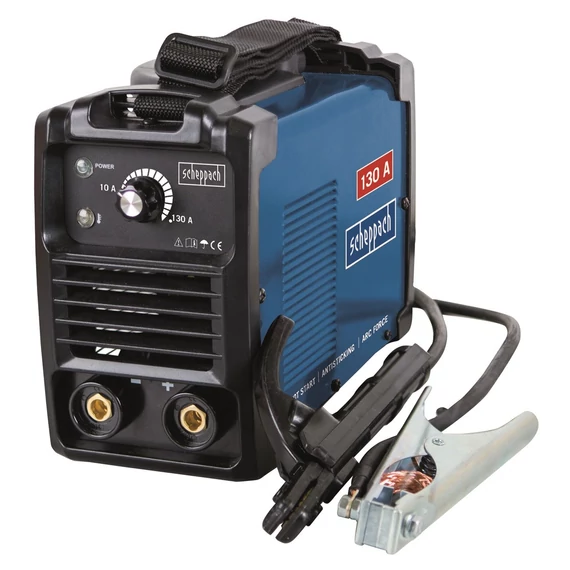 Scheppach WSE 1000 hegesztő inverter 130 A + tartozékok
