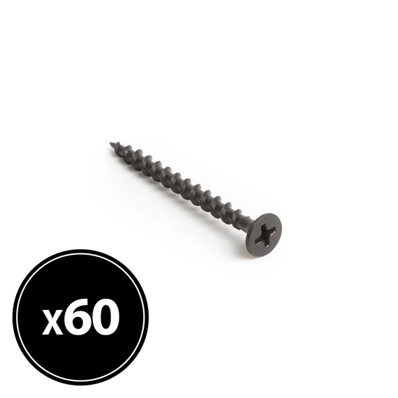 Gipszkarton csavar fa menetes 3,5 x 45 mm 60 db / csomag