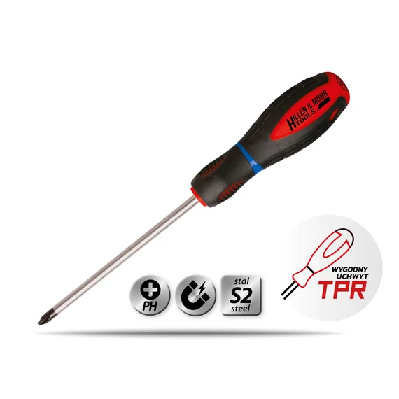 Hillen & Mohr csavarhúzó PH3x150 mm mágneses
