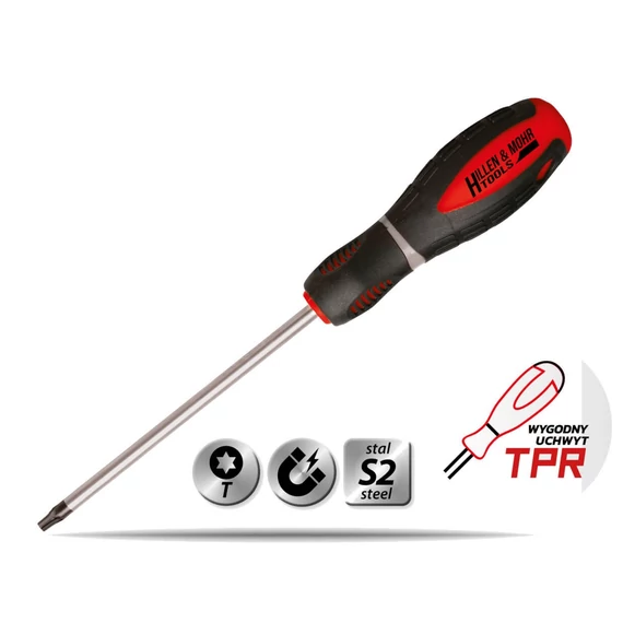 Hillen & Mohr torx csavarhúzó T15x100 mm mágneses