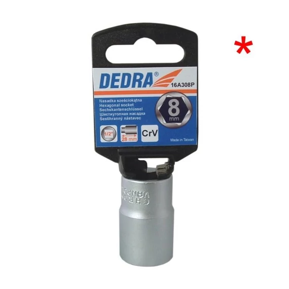 Dedra dugókulcs 27 mm 1/2" PVC tartóval