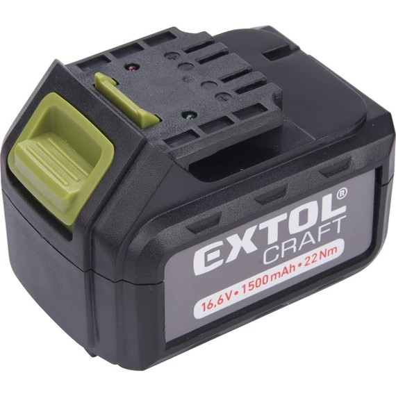 Extol tartalék akkumulátor 16,6 V 1500 mAh Li-Ion