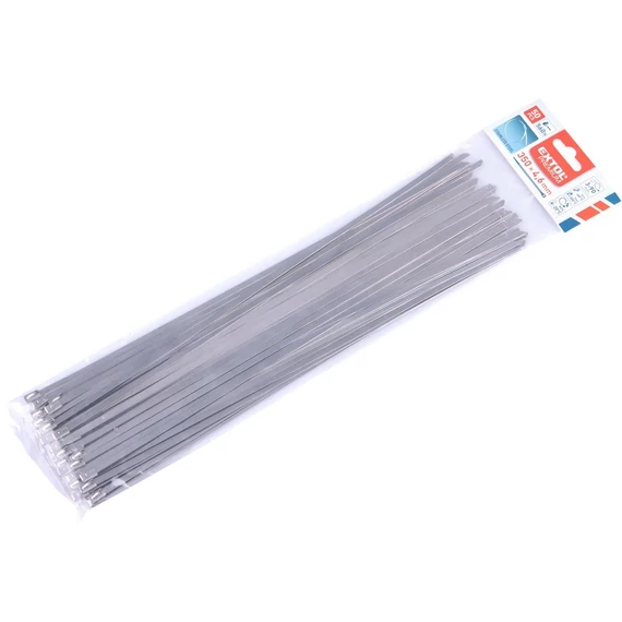 Extol kábelkötegelő 4,6x250 mm 50 db rozsdamentes acél