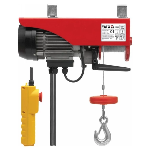 Yato elektromos csörlő 250 kg 500 W