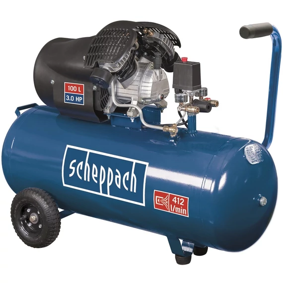 Scheppach HC 120 DC kompresszor kéthengeres 100 l